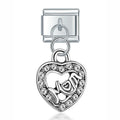 White Love Mom - Silver