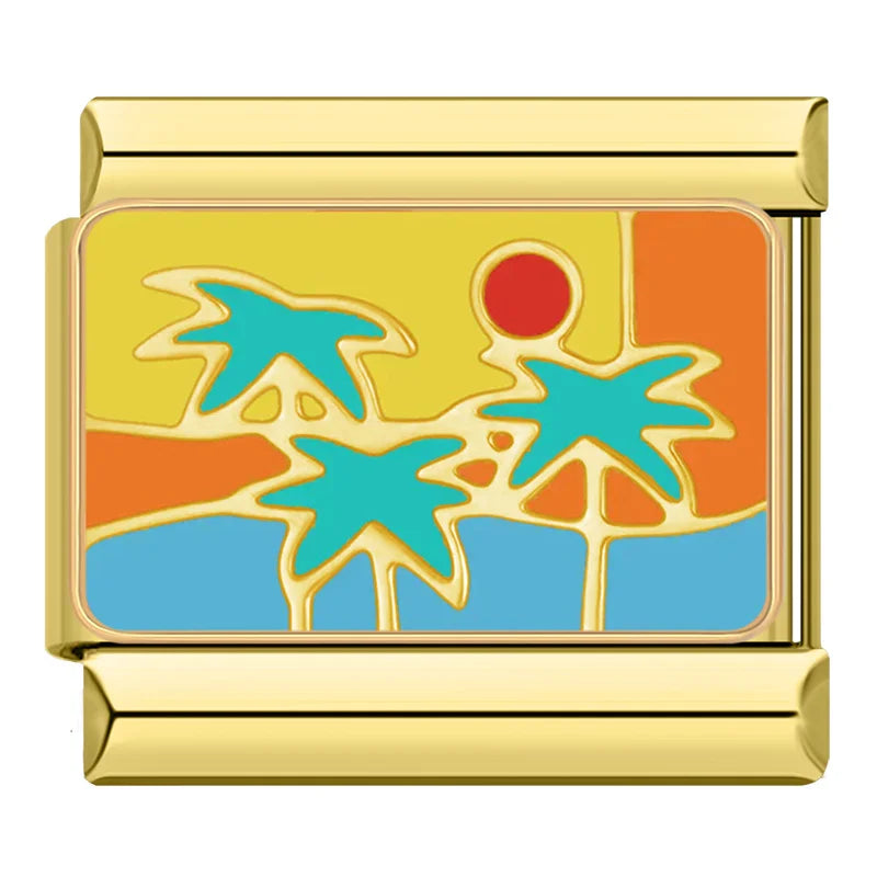 Palm Trees - Gold