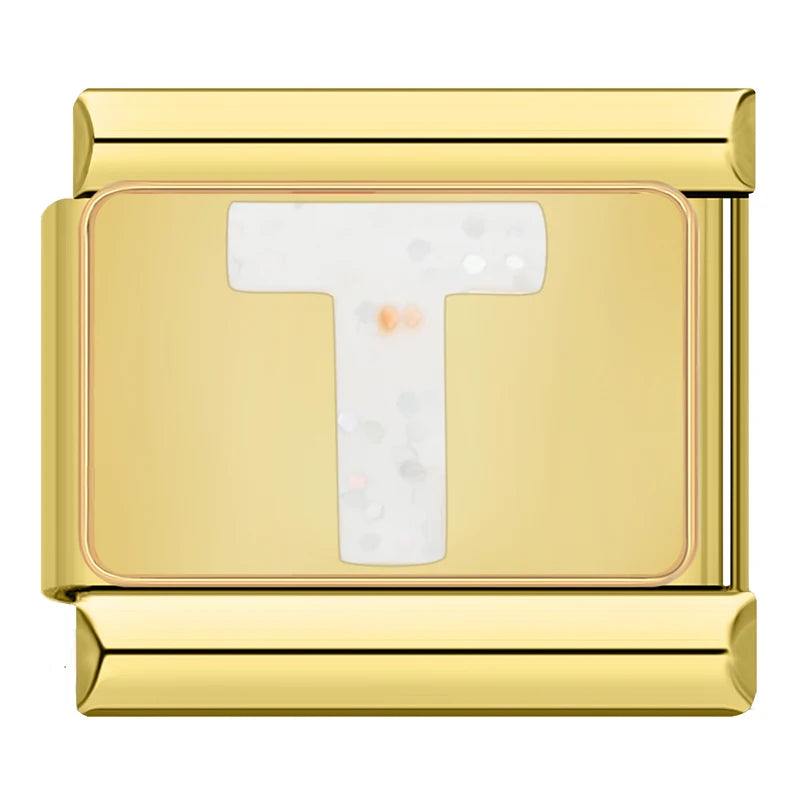 Letter T - Gold