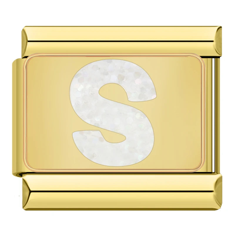 Letter S - Gold