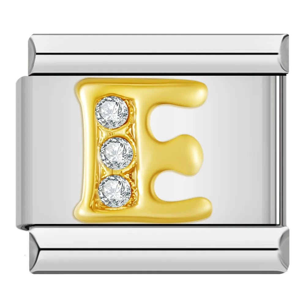 Letter E - Silver