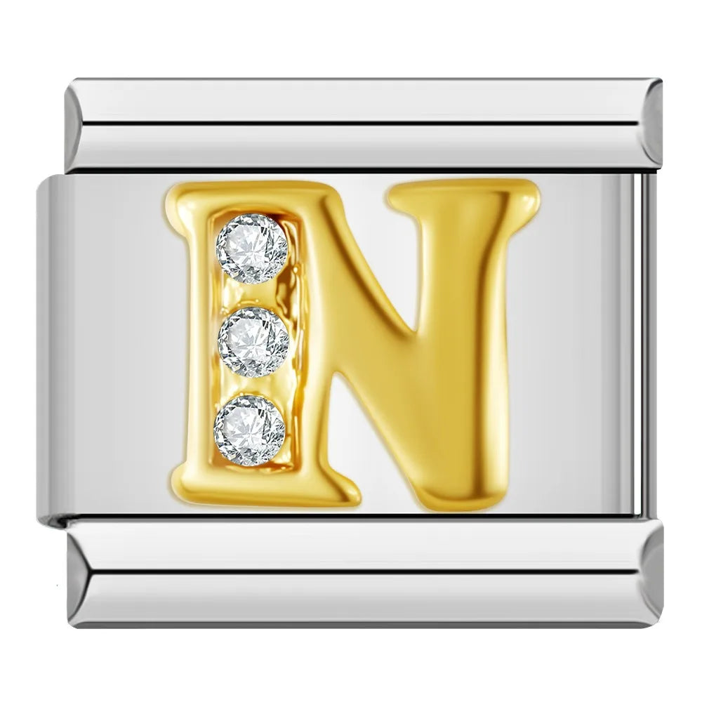 Letter N - Silver